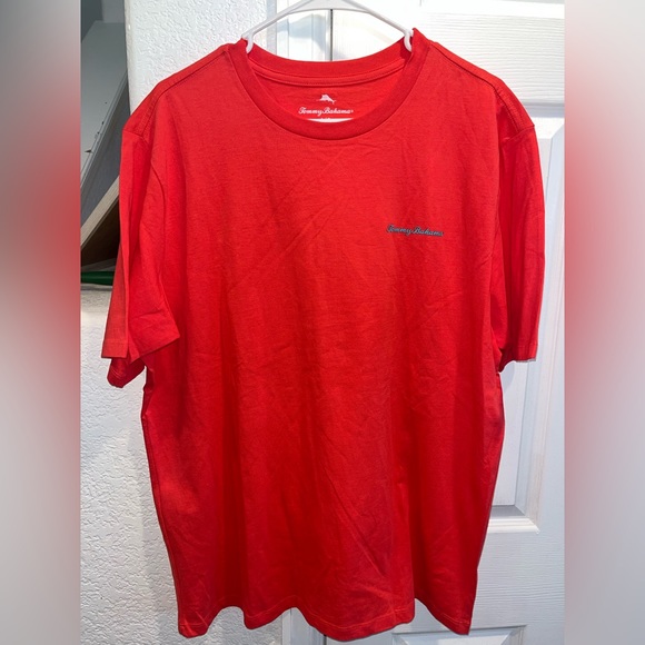 Tommy Bahama International Grounding Shirt Size‎ Large Pink - Picture 1 of 5